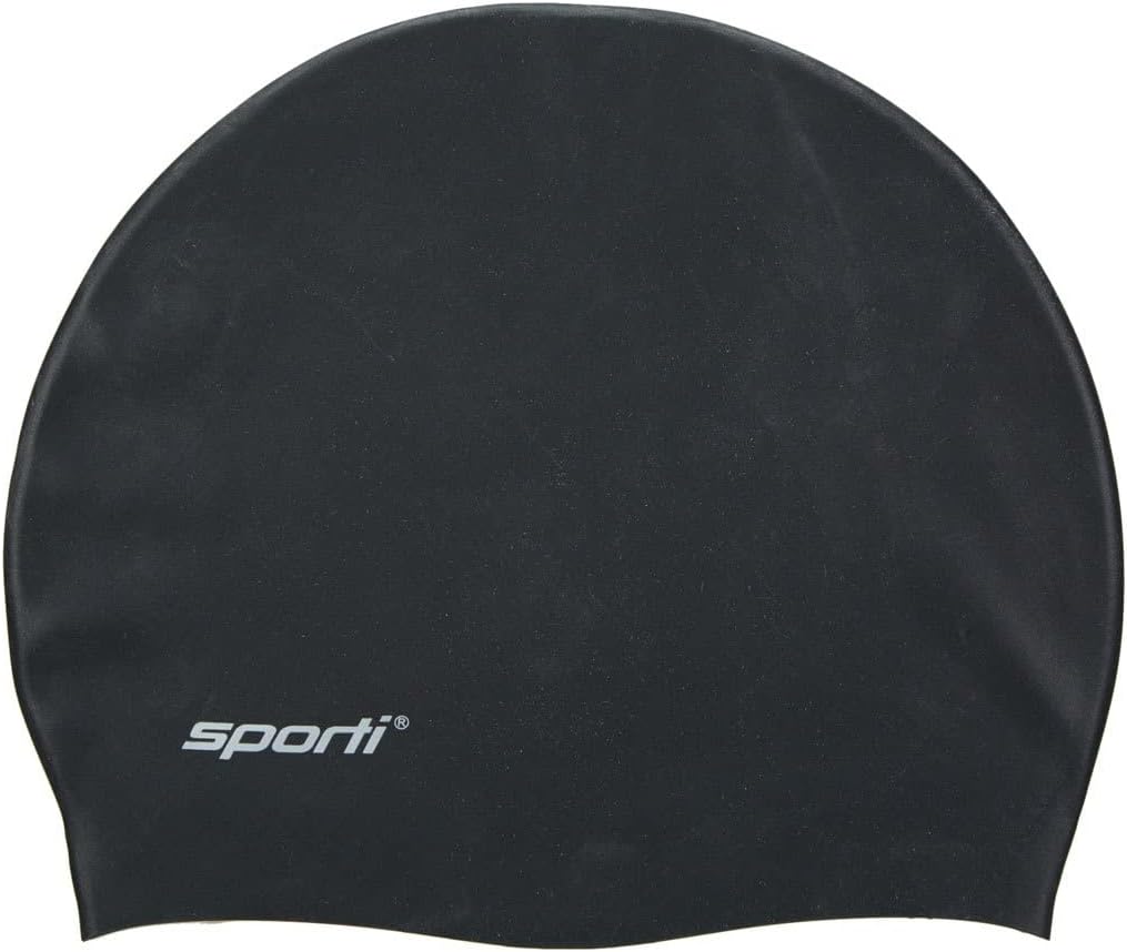 Sporti Silicone Swim Cap for Women and Men, Adult, Vibrant and Lightweight Swimming Cap, Non-Slip, Easy Wear and Removal, Protects Hair