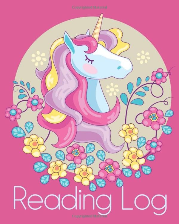 Reading Log: Write Quick Book Reports For A Reading Challenge. Reading Nook Gift For Book Nerd Kids. Pink Unicorn Cover. (Kids Book Diary)