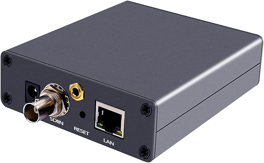 iseevy H.265 H.264 SDI Video Encoder Mini IPTV Encoder for IPTV, Live Stream, Broadcast Support RTMP RTMPS SRT RTSP UDP RTP HTTP Protocols and Live Platforms