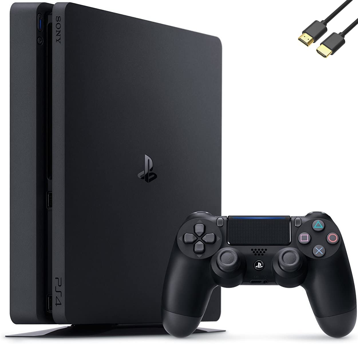 Newest Playstation 4 1TB Slim PS4 Gaming Console, Wi-Fi 5, Bluetooth 4.0 with U Deal HDMI (Renewed) [video game]