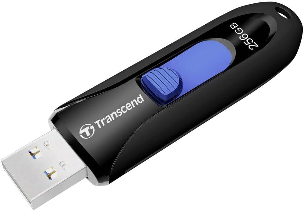 Transcend 256GB Jetflash 790 USB 3.1 Gen 1 Flash Drive TS256GJF790K,Black