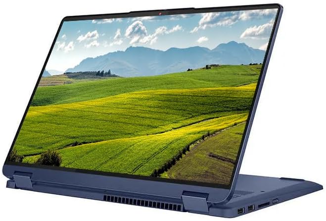 Lenovo 2024 Convertible 2-in-1 Laptop,14″” IPS FHD Touchscreen, AMD 8-Core Ryzen 7-7730U Up to 4.50GHz 16GB Ram 512GB SSD, Backlit Keyboard Fingerprint Reader WiFi 6 Win11 OS, Dale Blue (Renewed)