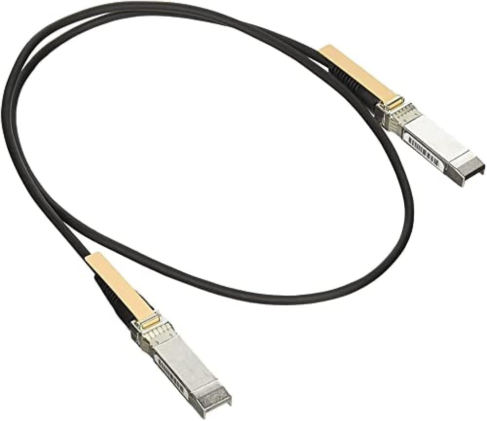 Cisco 10G Direct Attach Twinax SFP+ Cable, Passive, 30AWG Cable Assembly, 1M, Beige, 5-Year Standard Warranty (SFP-H10GB-CU1M=)