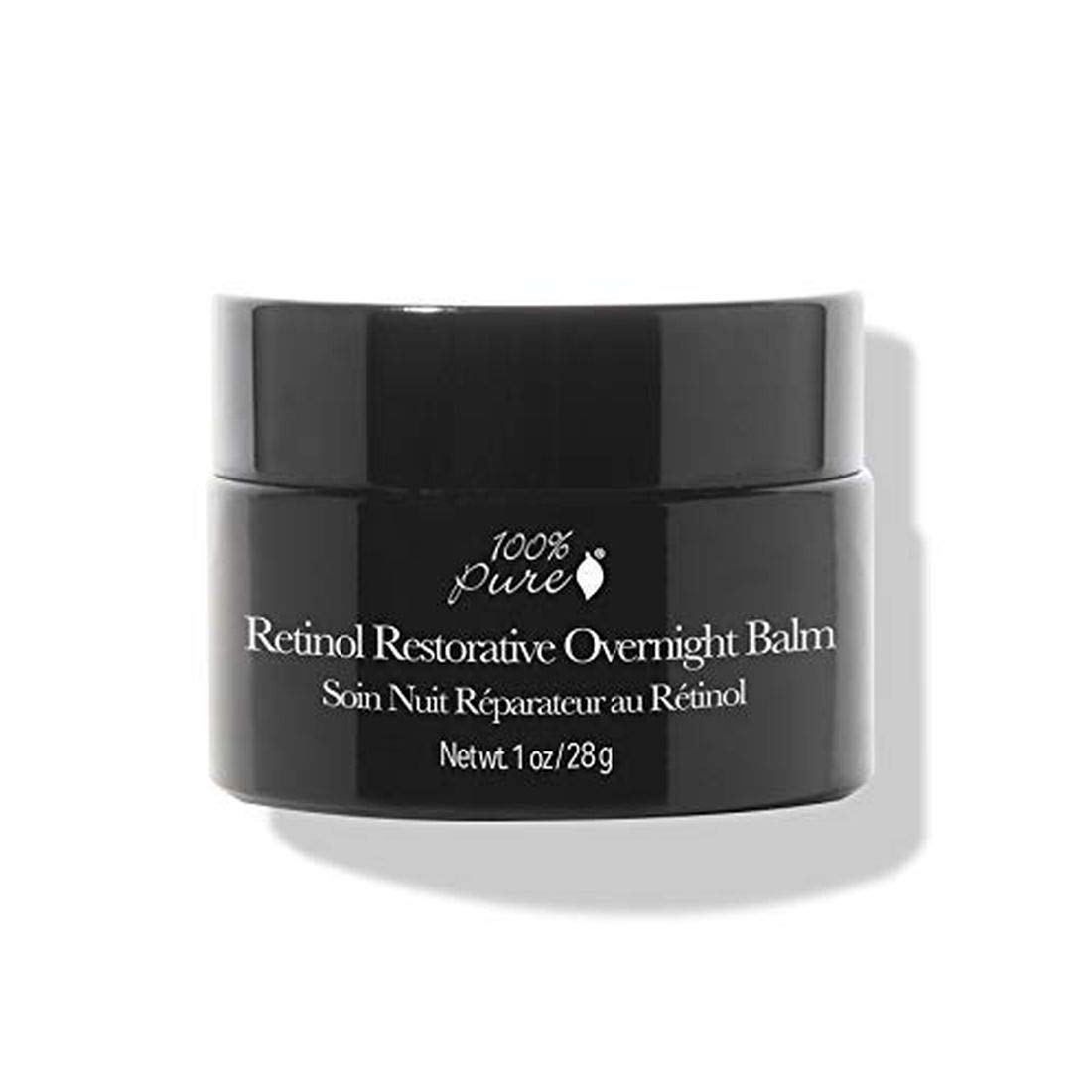 100% PURE Retinol Restorative Balm Potent Anti-Aging Facial Night Cream – Quench Thirsty Dry Skin Overnight Moisturizing Face Hydration & Skincare for Baby Soft, Even Skin Tone – Vegan – 1 oz