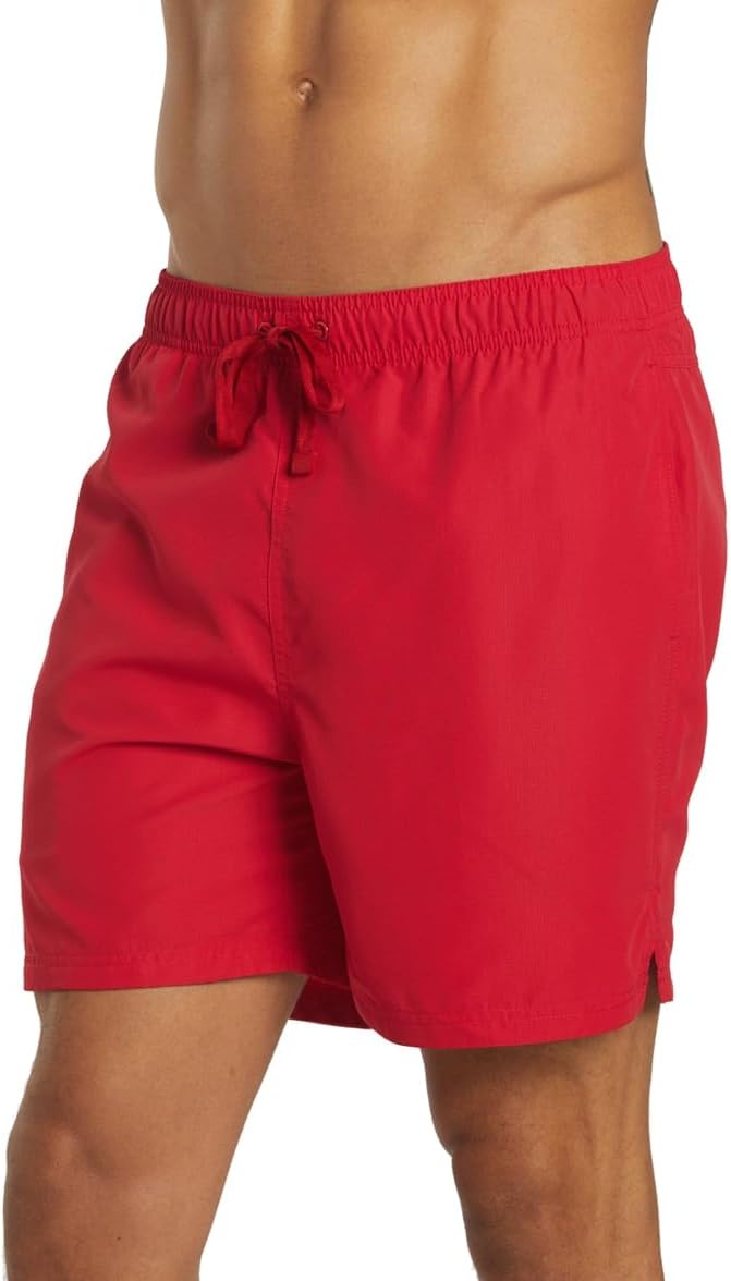 Sporti Men’s 5.5 Active Swim Trunk Volley Short – Red – XX-Large