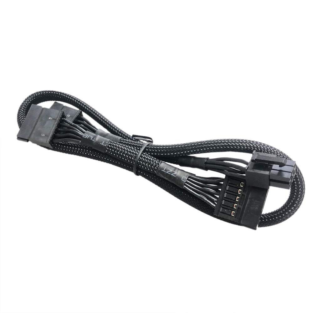 GinTai EVGA SATA6 pin to 3X SATA Driver Power Cable Replacement for EVGA Supernova 450-850 G2 B3 G3 G5 P2 B2 80 Plus (53.5cm)