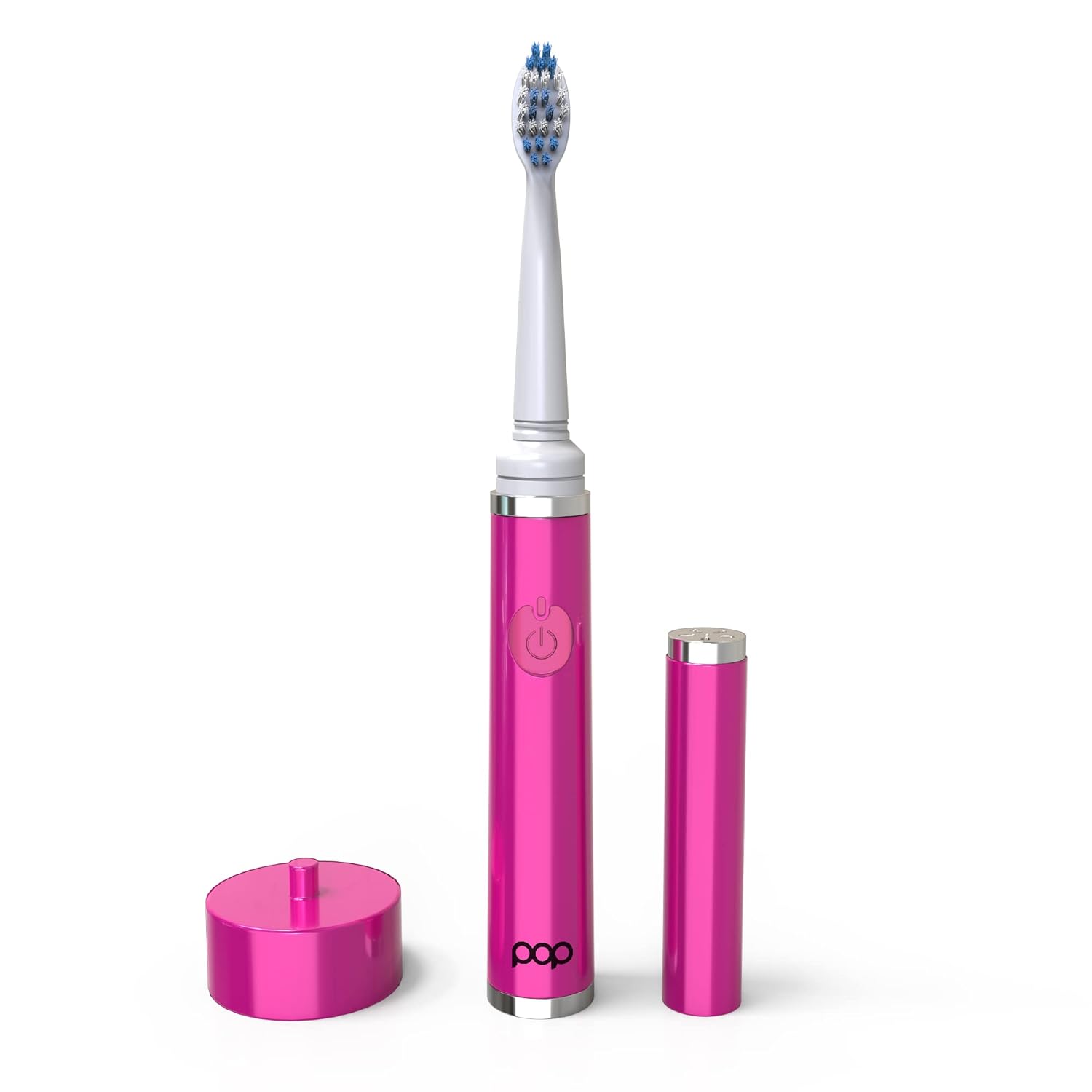 Pop Sonic The Ultimate Pro Toothbrush (Pink) | Rechargeable Toothbrush w/Up to 40,000 Brush Strokes/Minute -Long-Lasting Dupont Nylon Bristles -Teens & Adult Toothbrush w/Quadrant Pacer & Timer