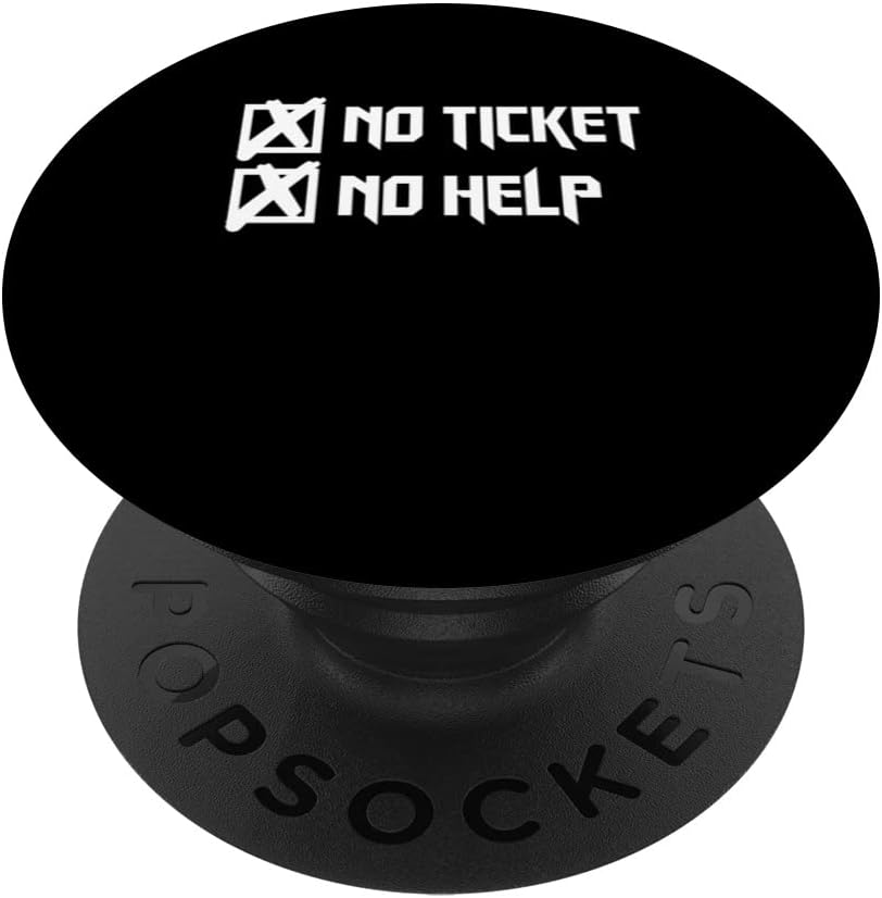 IT Guy Humor Technical Support Joke Professional IT Crew PopSockets Swappable PopGrip