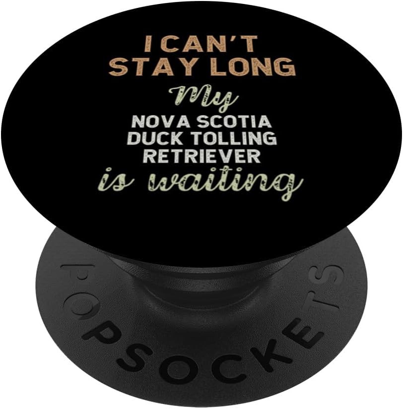 Nova Scotia Duck Tolling Retriever Dog Breed Owner Puppy PopSockets Adhesive PopGrip