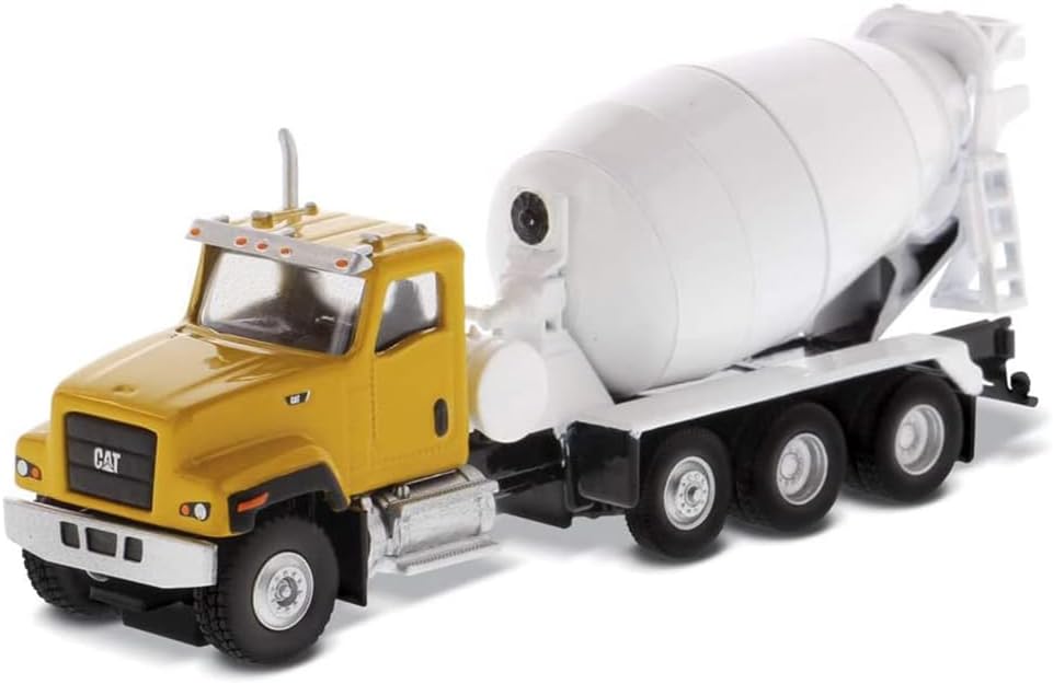 Diecast Masters 1:87 Caterpillar CT681 Concrete Mixer, HO Scale Series Cat Trucks & Construction Equipment | 1:87 Scale Model Diecast Collectible Model 85512