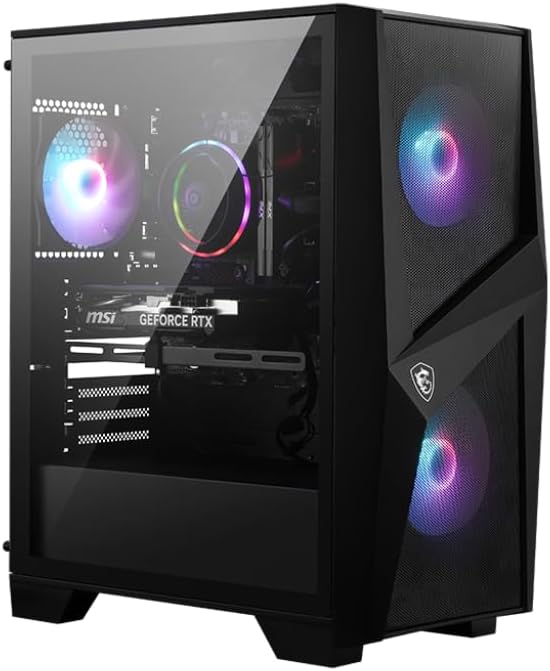 MSI Codex R2 C14NUD7-214US Gaming PCIntel Core i7 14th Gen 14700F 1.5GHz Processor; NVIDIA GeForce RTX 4060 Ti 8GB GDDR6; 16GB DDR5-5600 RAM; 1TB Solid State Drive (Renewed)