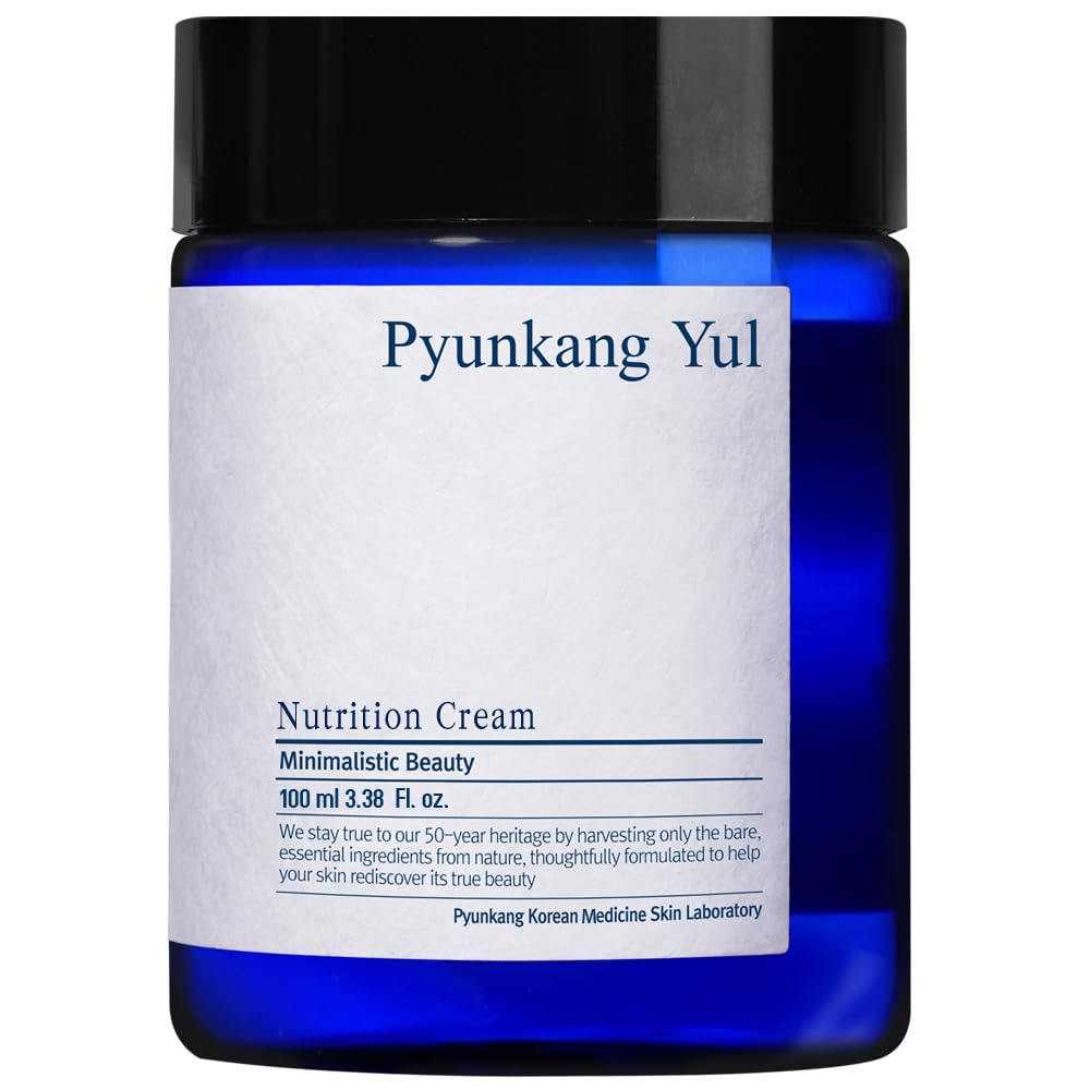 PYUNKANG YUL Nutrition Cream – Korean Skin Care Face Cream – Facial Moisturizer for Dry and Combination Skin Types – Healthy Natural Ingredients Shea Butter, Macadamia Deeply Moisturize Skin 3.4 Fl oz