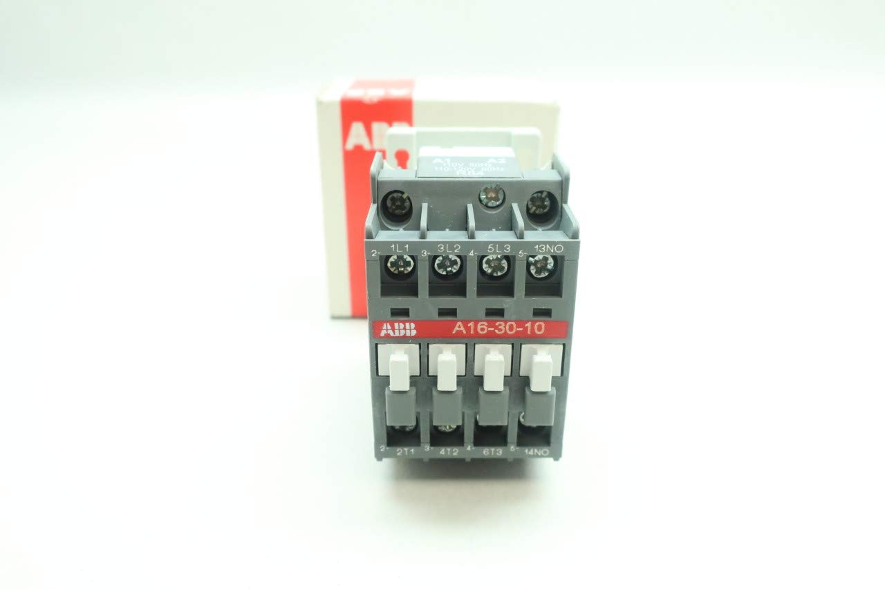 ABB A16-30-10-84 AC CONTACTOR 110-120V-AC 30A AMP 15HP