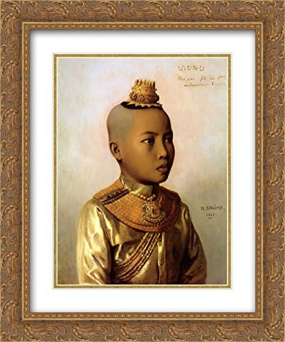 Pho Xai 20×24 Gold Ornate Frame and Double Matted Museum Art Print by Jean Leon Gerome