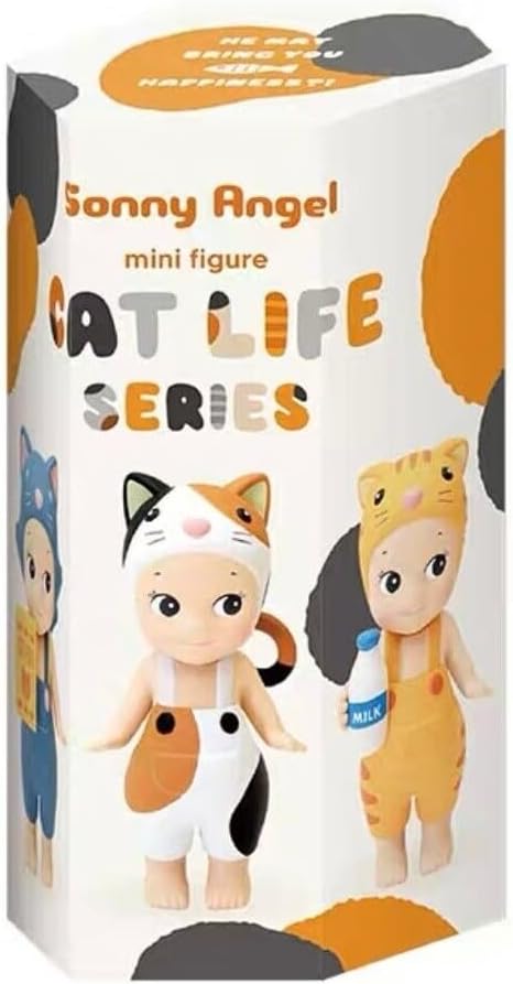 Sonny Angel Cat Life Series – Original Mini Figure, Limited Edition – 1 Sealed Blind Box