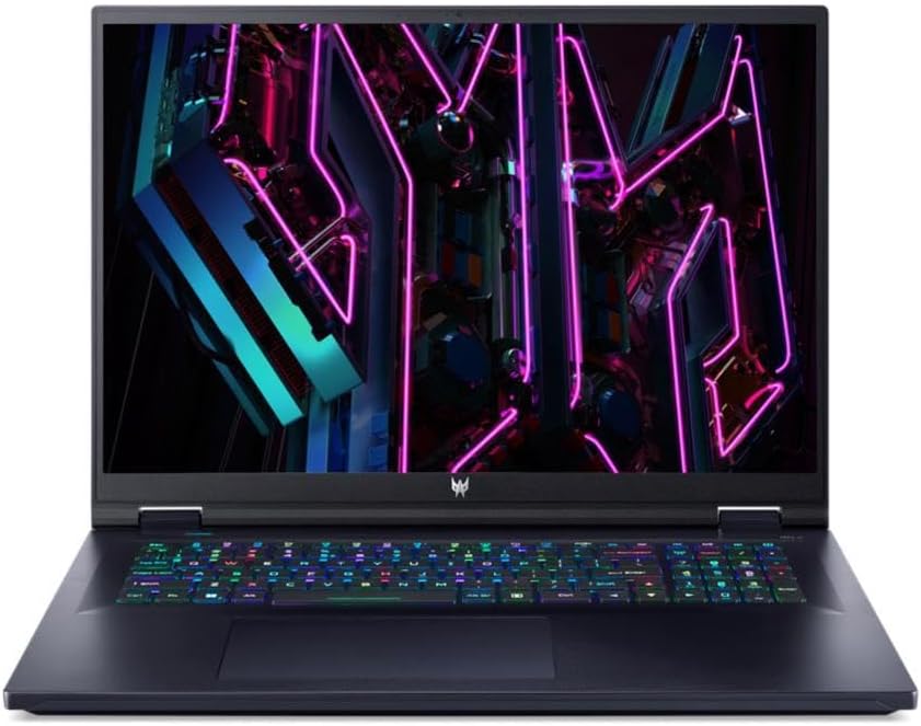 acer Predator Helios 18 Gaming Laptop, 18″ WQXGA 165Hz IPS 3ms Display, 13th Gen Intel Core I7-13700HX, GeForce RTX 4070, 32GB DDR5 RAM, 1TB SSD, Thunderbolt 4, Backlit Keyboard, WiFi 6E, Win11 Home