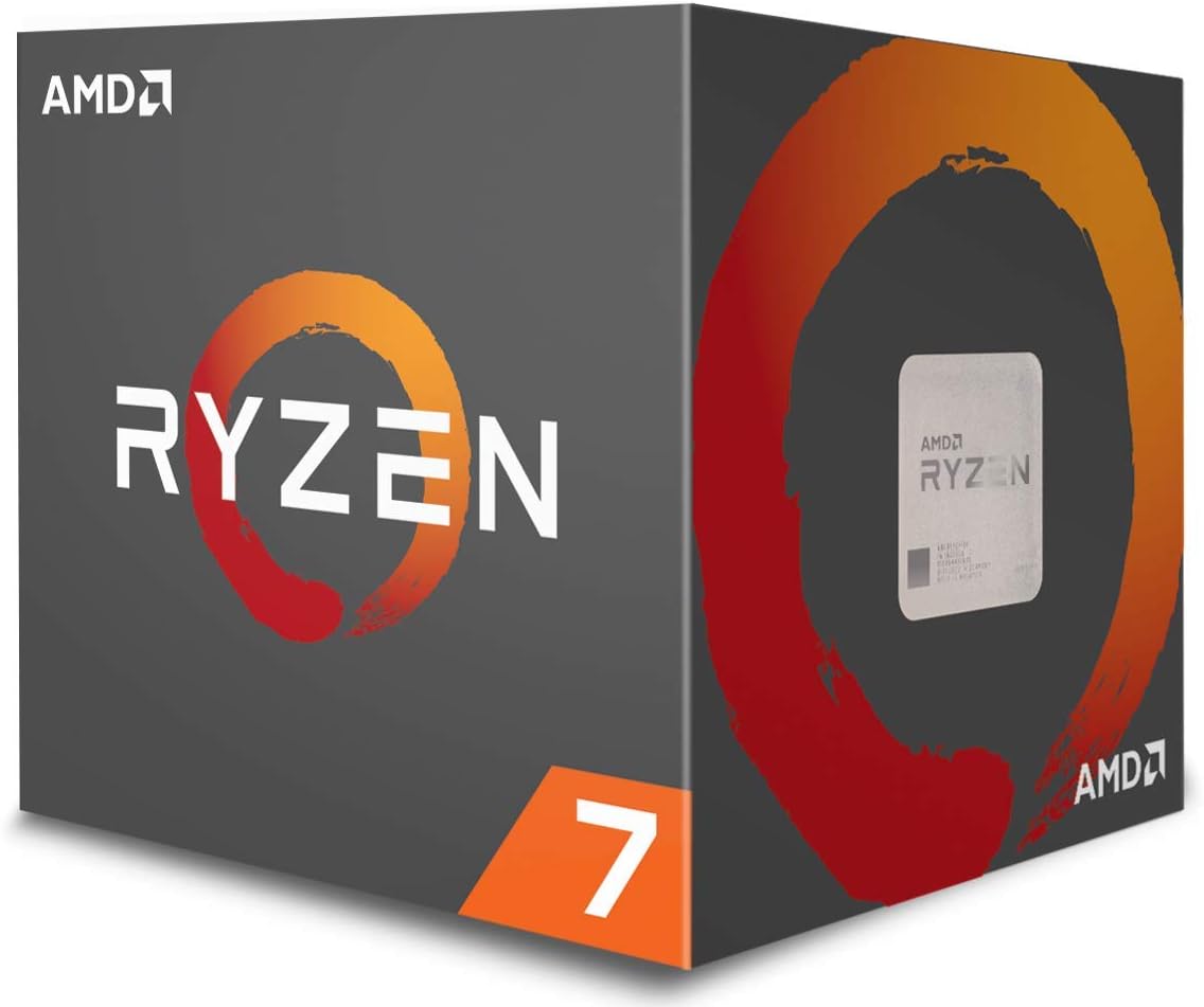 AMD YD1700BBAEBOX Ryzen 7 1700 Processor with Wraith Spire LED Cooler