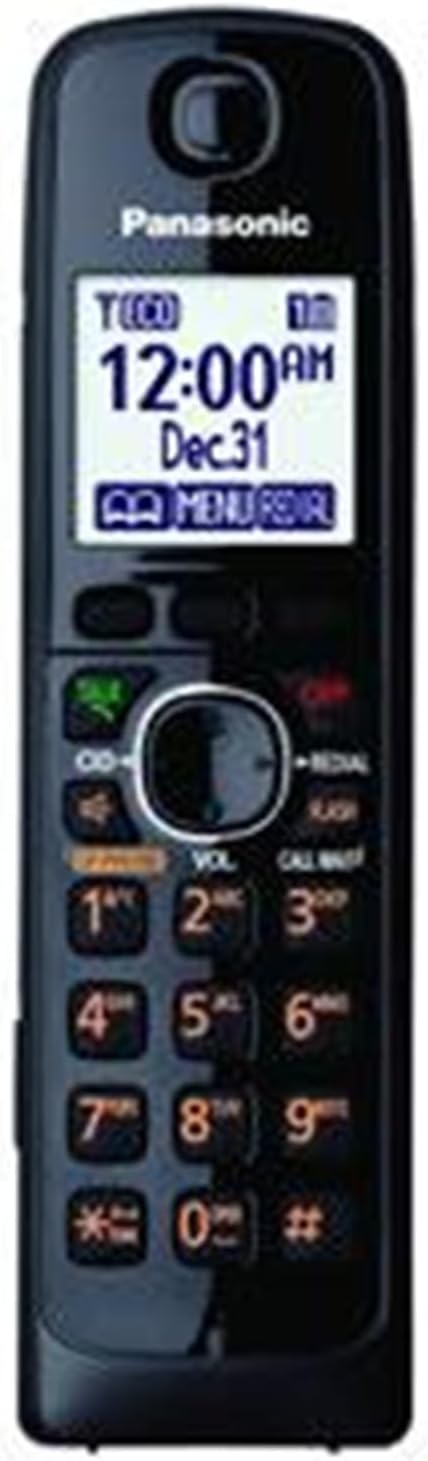 Panasonic KX-TGA660B Extra Handset for 762X and 663X Series Cordless Phones, Black