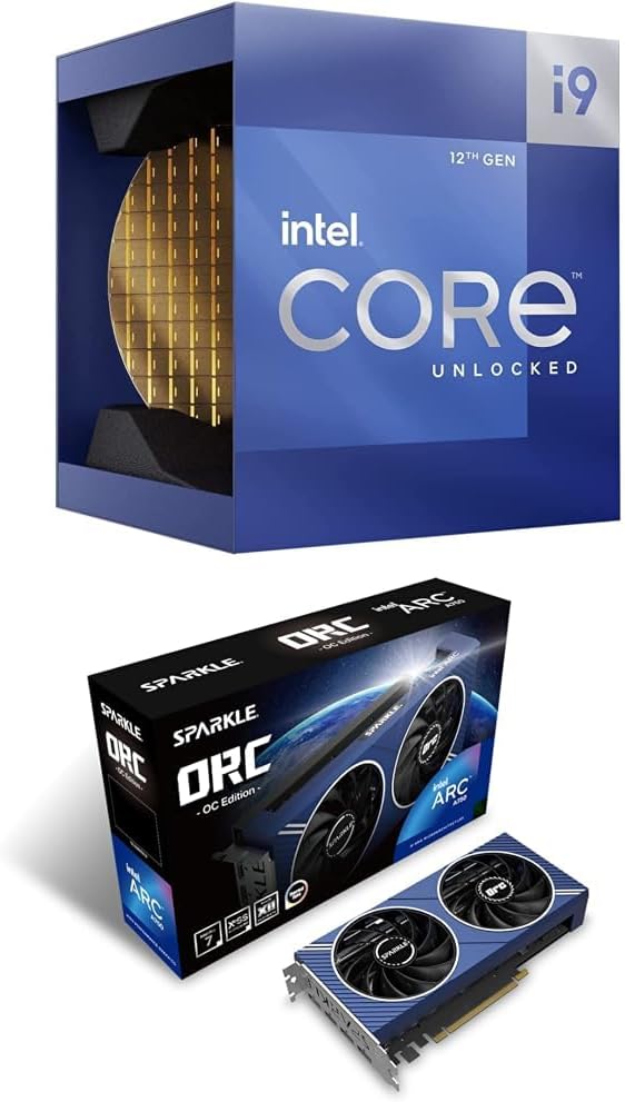 Intel Core i9-12900K Gaming Desktop Processor with Integrated Graphics and 16 (8P+8E) Cores up to 5.2 GHz Unlocked LGA1700 600 Series Chipset 125W + Arc Graphics Card