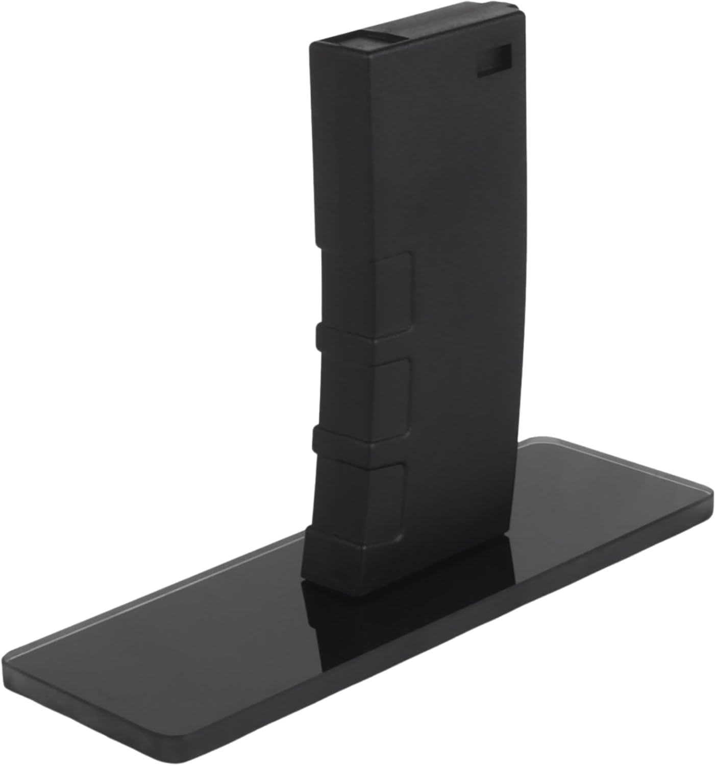 Let Me Be AR Rack Compatible with M4 and AR15 AEG Version as Decorative Ornament AR Display Magazine-Simulation Stand with Insert Snap & Release Button and Glass Base with Non-Slip Pads.(AEG Only)