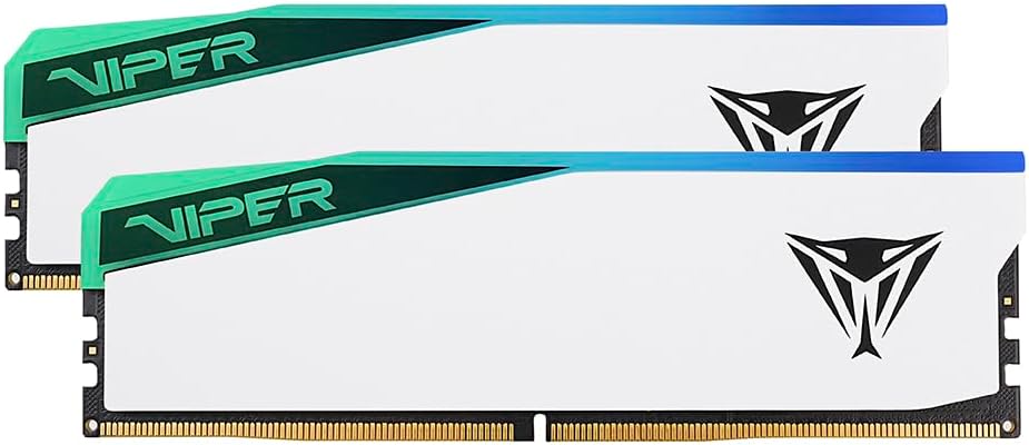 Patriot Viper Elite 5 RGB DDR5 64GB (2 x 32GB) 6200MT/s Kit – PVER564G62C42KW