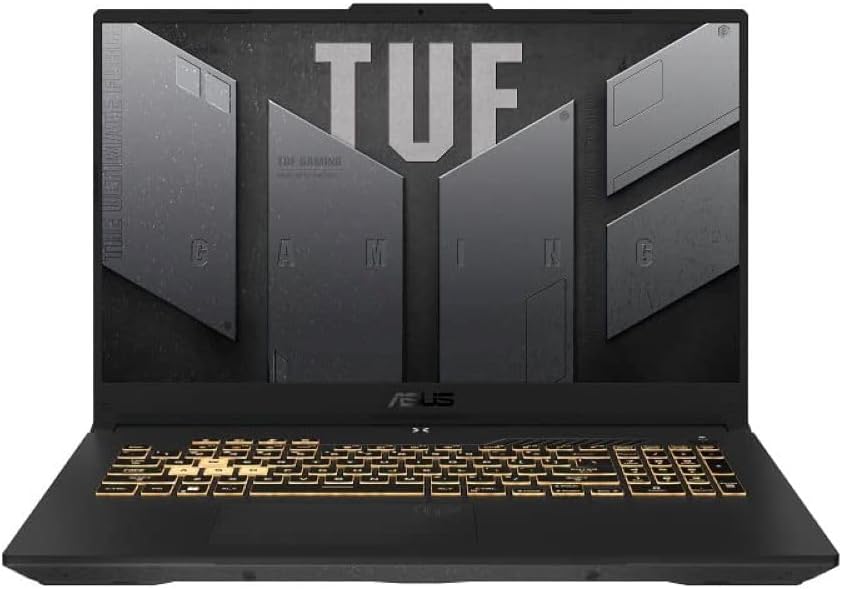 ASUS TUF Gaming F17 (2023) Gaming Laptop, 17.3” FHD 144Hz Display, GeForce RTX 3050, Intel Core i5-12500H, 16GB DDR4, 512GB PCIe SSD, Wi-Fi 6, Windows 11, FX707ZC-ES53,Mecha Gray