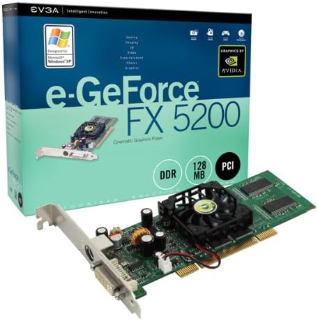 EVGA e-GeForce FX 5200 128 MB GPU