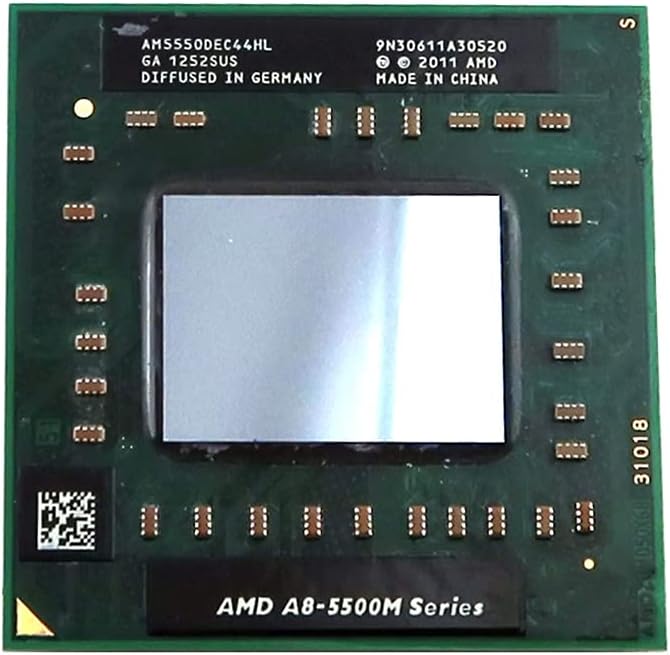 AMD Quad-Core A8 5550M 2.1Ghz AM5550DEC44HL Socket FS1 CPU Processor