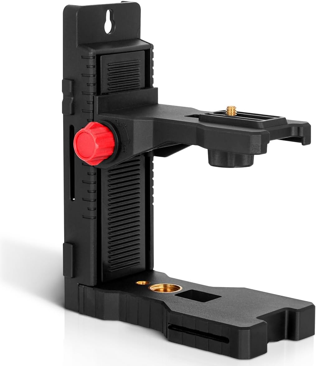 Takamine Fine-tuning Bracket Laser Level Adapter with Magnetic base, 360 ° Adjustable Support, Adjustable Tilt Angle