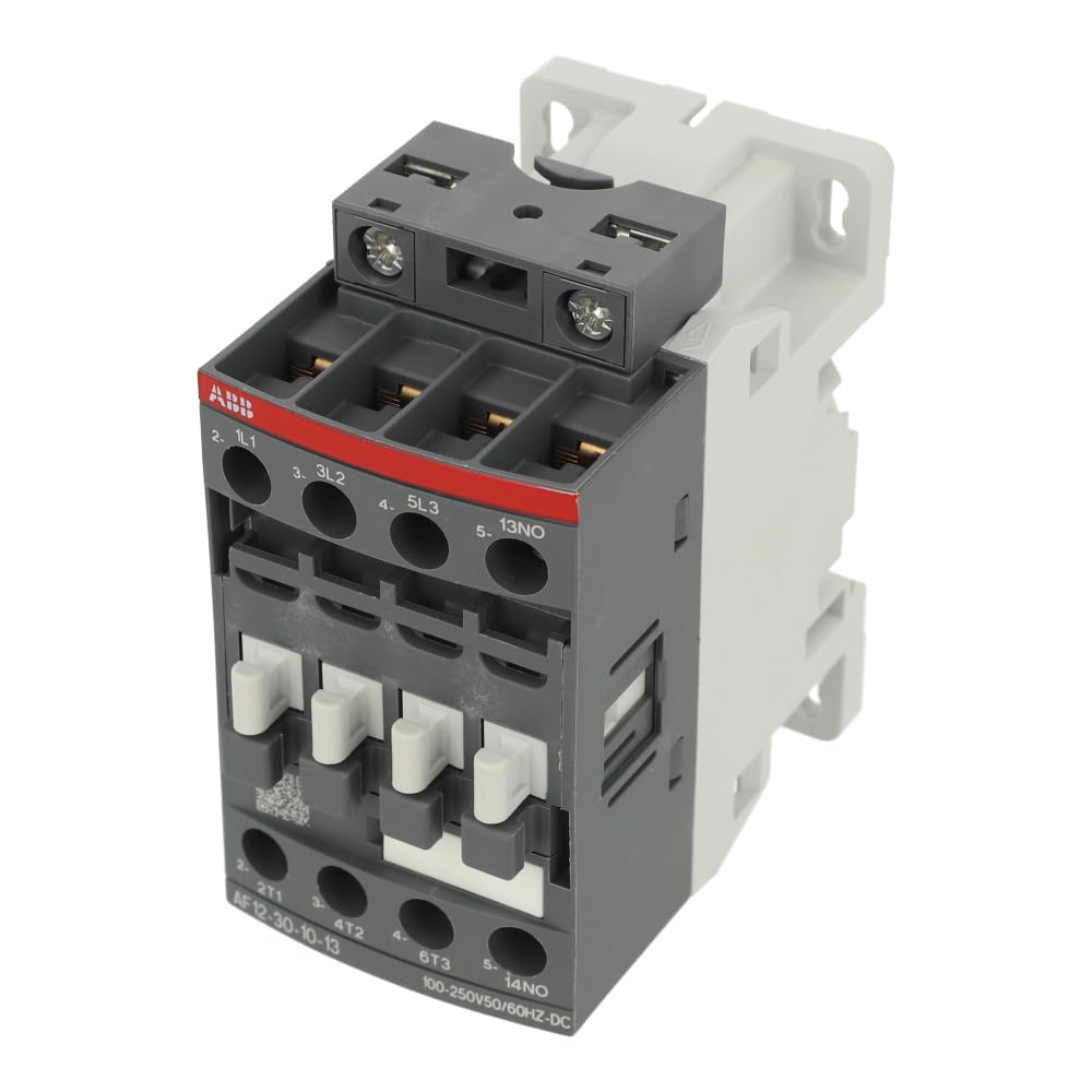 1SBL157001R1310 | AF12-30-10-13 | ABB CONTACTOR 3 Pole, 5.5KW 12A AC3, Coil 100-250V50/60HZ 100-250VDC, NO AUX