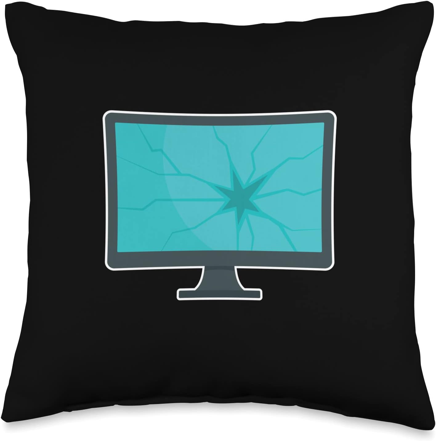 it’s Easy to fix for This Technician tech Support Throw Pillow, 16×16, Multicolor