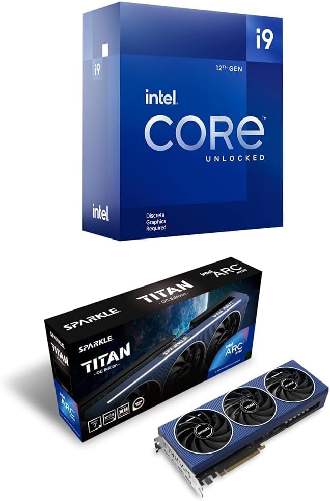 Intel Core i9-12900KF Gaming Desktop Processor 16 (8P+8E) Cores up to 5.2 GHz Unlocked LGA1700 600 Series Chipset 125W + Arc Graphics Card