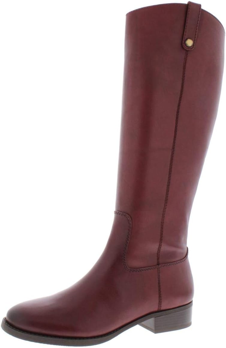 INC Womens Fawne Leather Knee-High Riding Boots