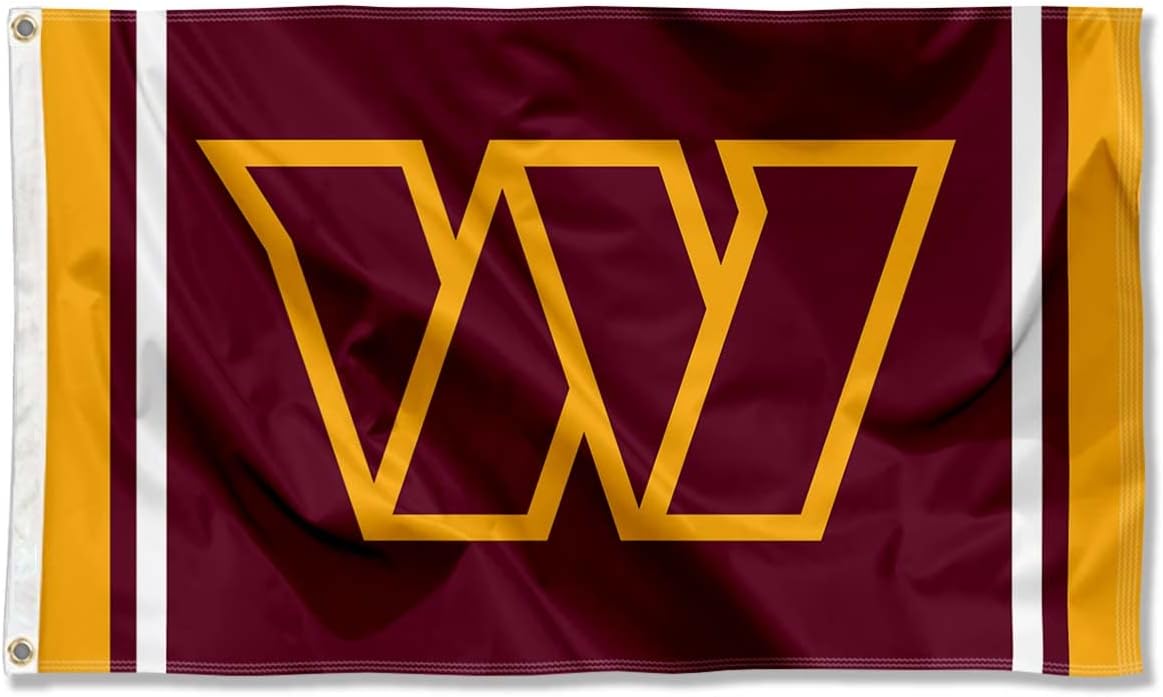 WinCraft Washington Commanders Flag Outdoor Indoor 3×5 Foot Banner