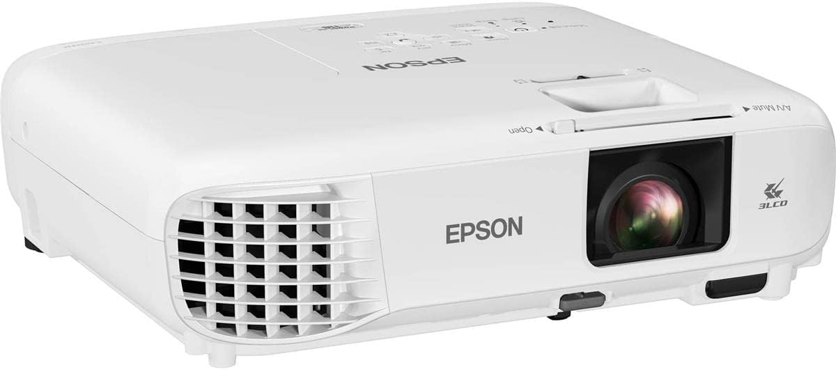 Epson, EPSV11HA03020, PowerLite 118 3LCD XGA Classroom Projector with Dual HDMI, 1 Each , 3.6″x11.6″x10.2″