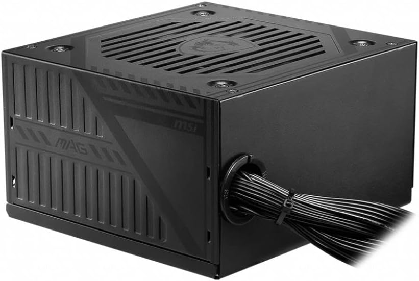 MSI MAG A600DN Gaming Power Supply – 80 Plus Certified 600W – Non-Modular – Low Noise ATX PSU