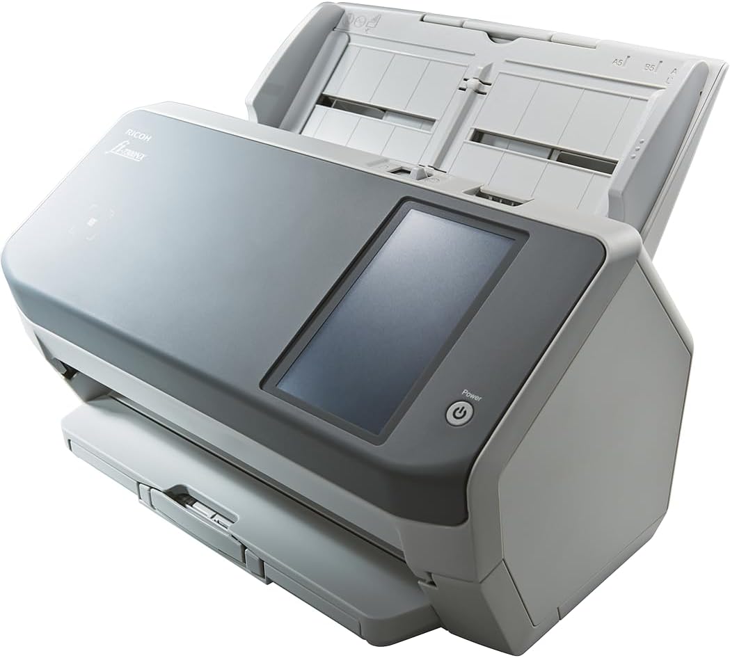 RICOH fi-7300NX Professional Network Enabled Document Scanner with Color Touchscreen