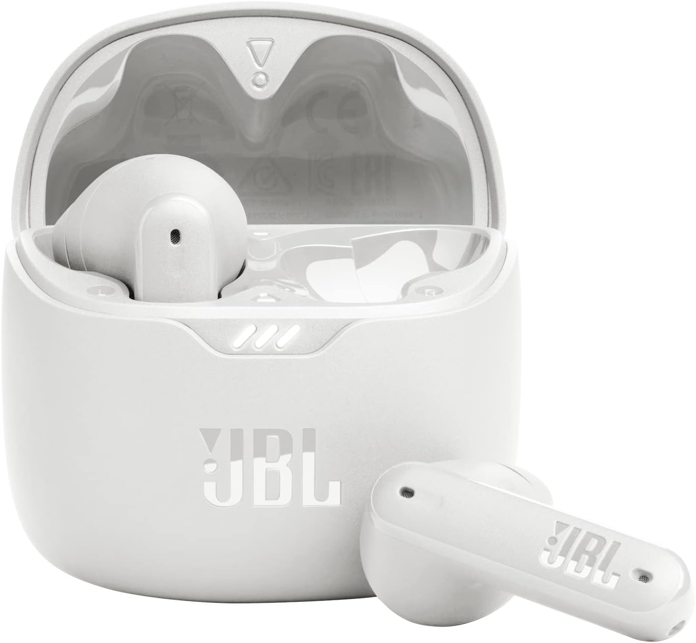 JBL Tune Flex – True Wireless Noise Cancelling Earbuds (White), Small