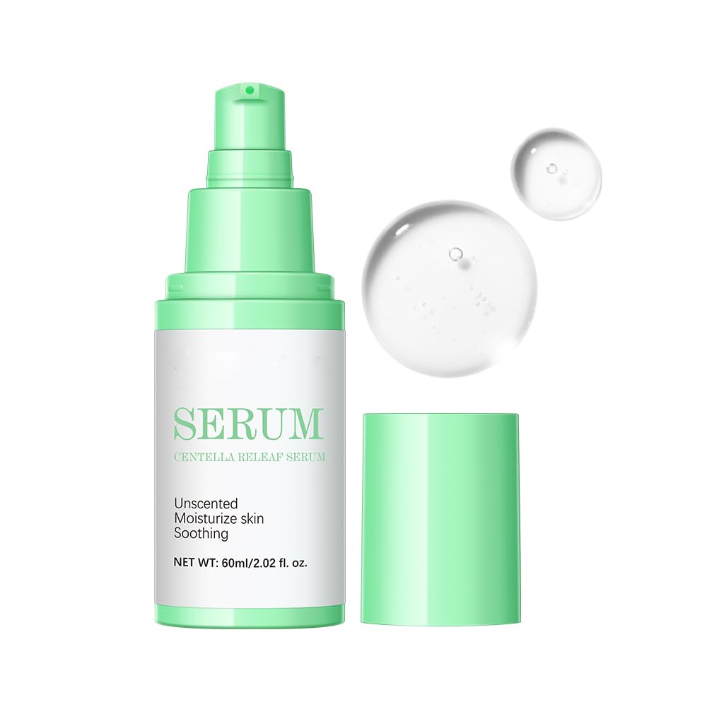 Centella Releaf Serum, Soothing Skin Care for Irritated Skin, Enriched with Centella Asiatica Extract, Hydrating Formula, Ideal for Sensitive Skin Types