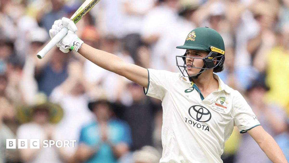 Australia vs India: Sam Konstas hits half-century on debut to put hosts on top