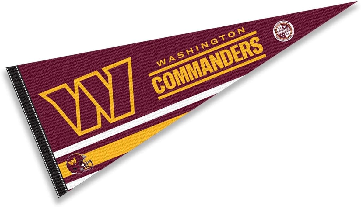 WinCraft Washington Commanders Pennant Banner Flag