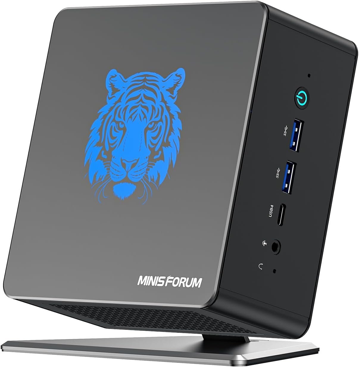 MINISFORUM EliteMini UM780 XTX Mini PC AMD Ryzen 7 7840HS DDR5 32GB 1TB SSD Personal Computer, 2xUSB4(PD|8K@60Hz)/HDMI/DP Four Video Outputs, 2X 2.5G RJ45, 1x OCulink Port, AMD Radeon 780M Graphics