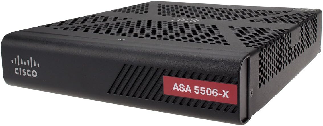 Cisco ASA5506-SEC-BUN-K8 ASA 5506-X with FirePOWER Services – Security appliance – 8 ports – GigE – desktop – with Cisco Security Plus License