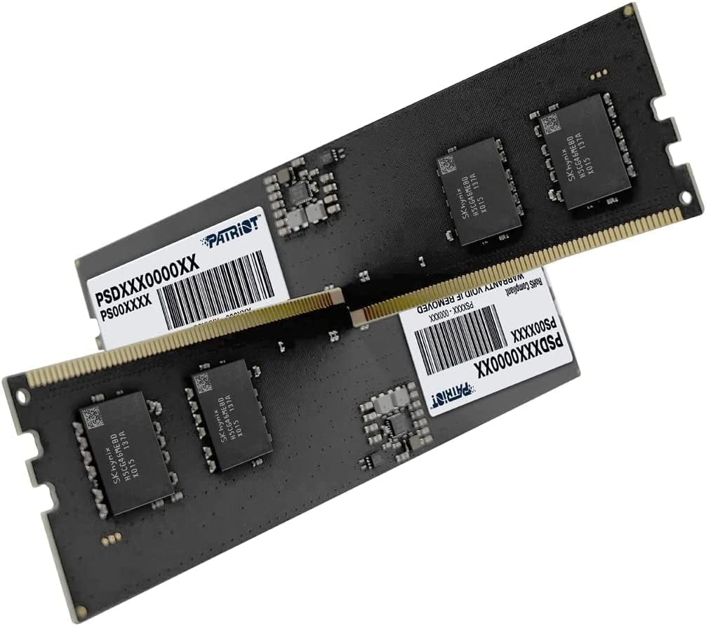 Patriot Signature DDR5 RAM 16GB (2X8GB) 5600MHz CL46 UDIMM Desktop Memory Kit – PSD532G5600K