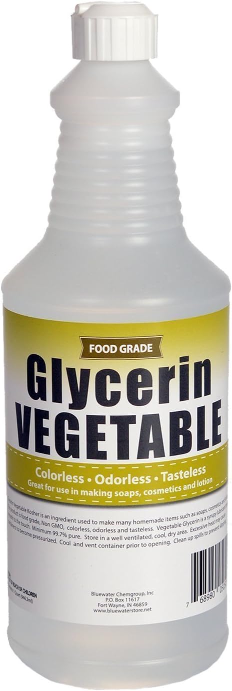 Sanco Industries Vegetable Glycerin – 1 Quart (32oz) – All Natural, USP Grade – Food Grade Liquid Glycerin