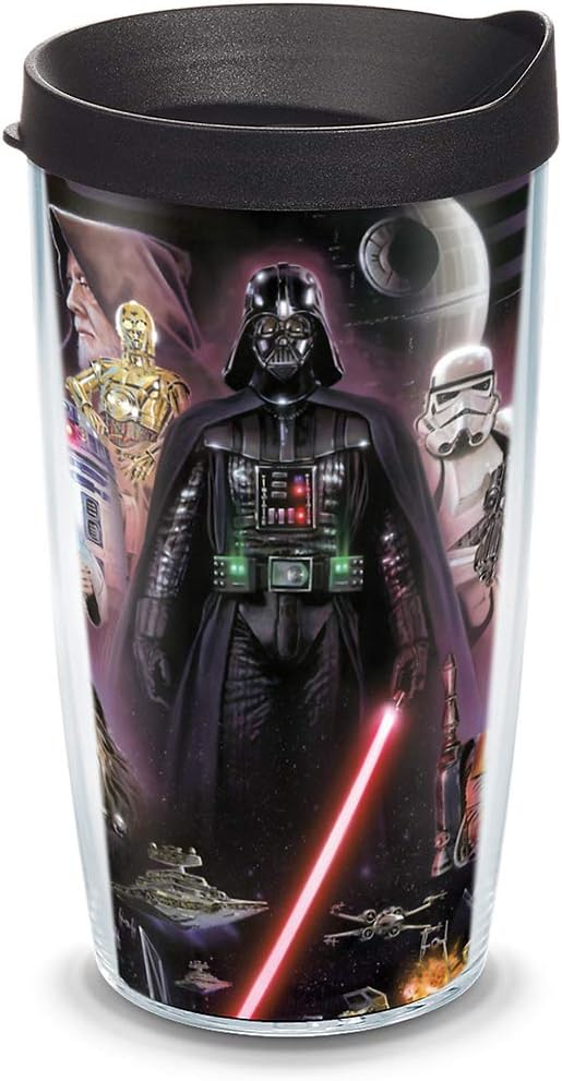 Tervis Star Wars Collage Made in USA Double Walled Insulated Tumbler Travel Cup Keeps Drinks Cold & Hot, 16oz, Classic