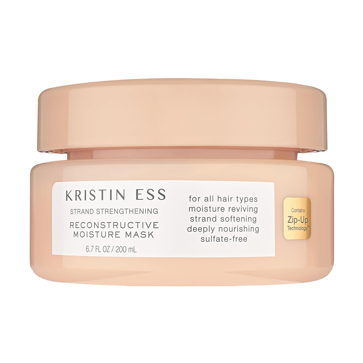 Kristin Ess Hydrating Deep Conditioner Protein Hair Mask – Shea Butter + Coconut Oil Hair Treatment for Dry Damaged Hair – Deep Conditioning, Strengthening, Softening, Anti-Frizz – Pear + Amber Scent