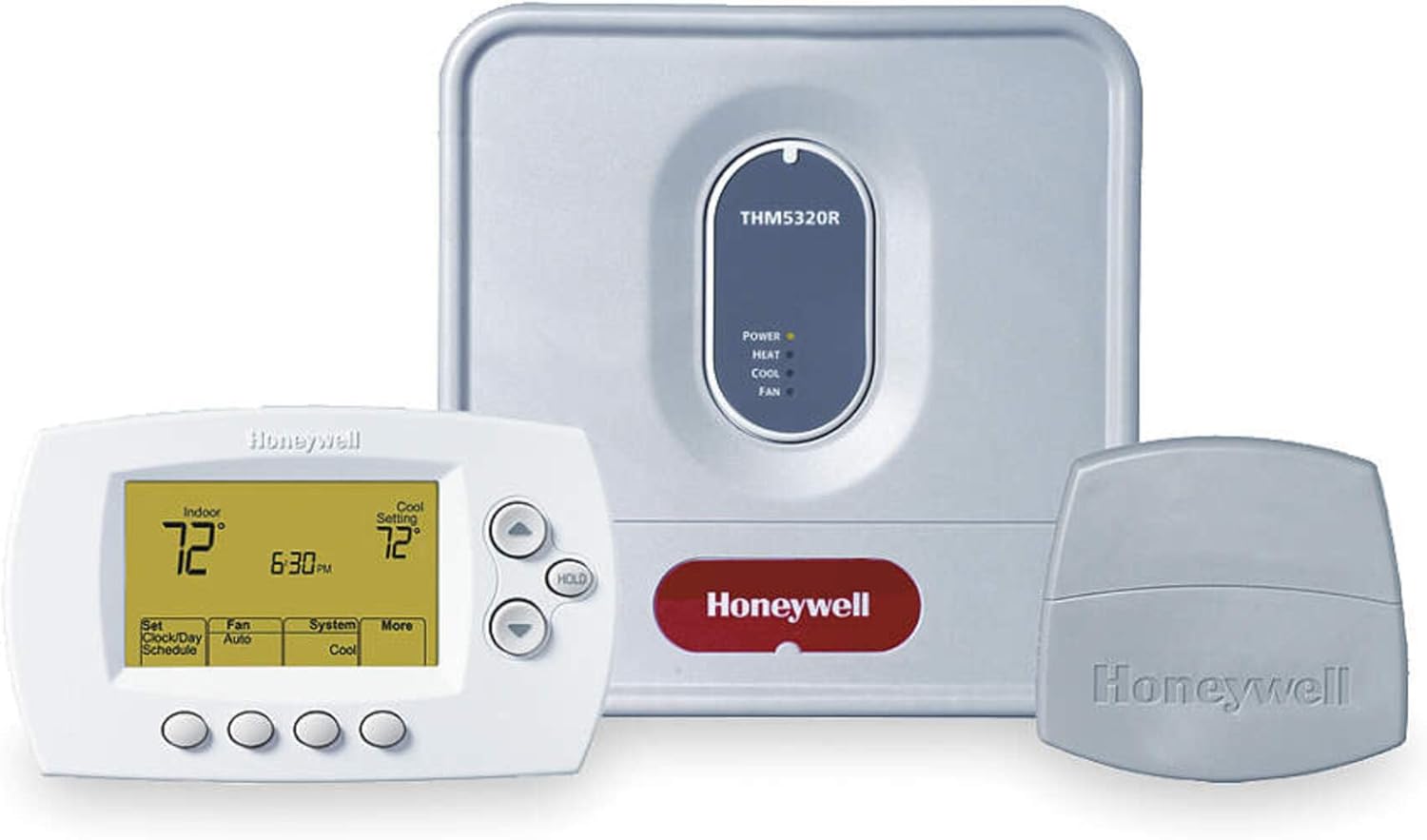 Honeywell YTH6320R1001, Programmable Redlink Enabled Wireless Focuspro Thermostat Kit, 1, White