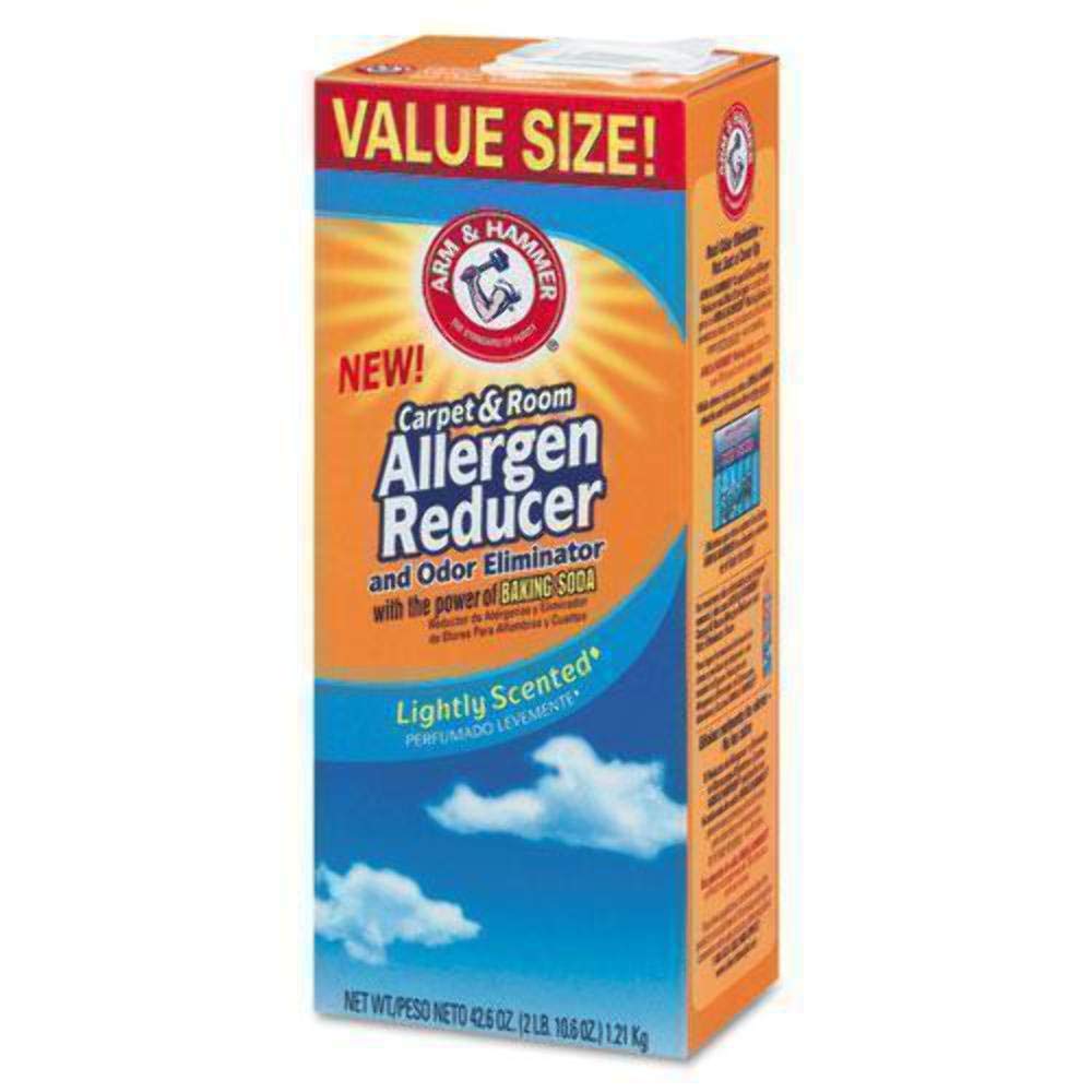 Arm & Hammer CDC 84113 42.6 oz Carpet And Room Allergen Reducer And Odor Eliminator Powder, Shaker Box