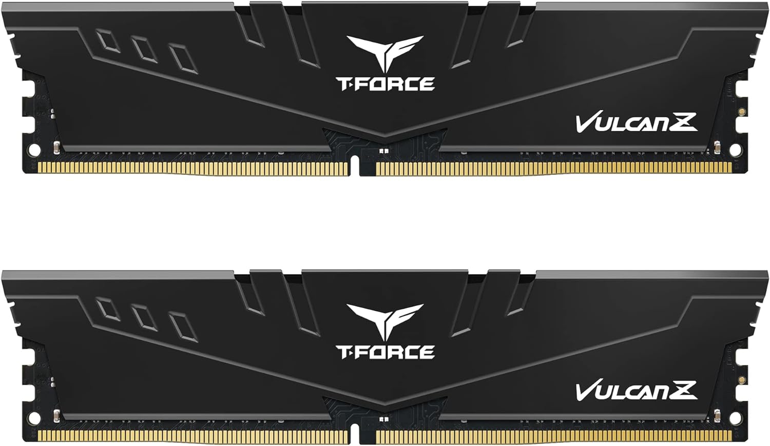 TEAMGROUP T-Force Vulcan Z DDR4 16GB Kit (2x8GB) 3200MHz (PC4-25600) CL16 Desktop Memory Module Ram Black TLZBD416G3200HC16FDC01